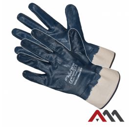 Rękawice nitrylowe niebieskie Mankiet RNITM 10