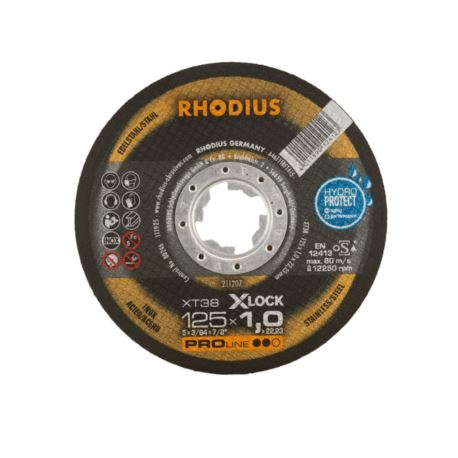 Tarcza inox 41- 125x1,0 XT38 PRO RHODIUS X-LOCK